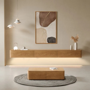 Woodie Wall-Mount Entertainment Unit