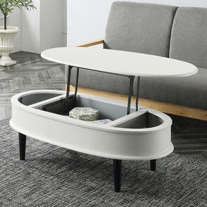 Coffee Tables 1: Tracy Lift Up Coffee Table - White