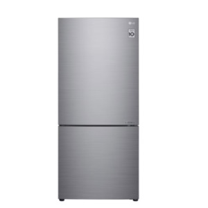 Appliances: LG 420L Bottom Mount Fridge - Stainless Finish