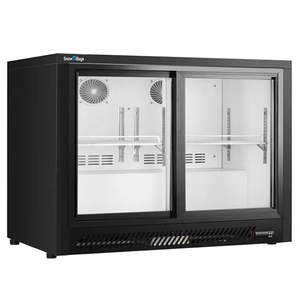 Commercial Appliances: Under Bench Double Sliding Door Bar Cooler BT-900FYS/FY