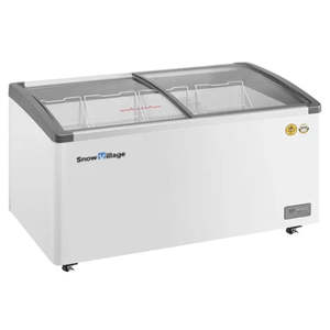 Two Sliding Glass Lids Dual Temperature Chest Freezer SD/SC-328Y