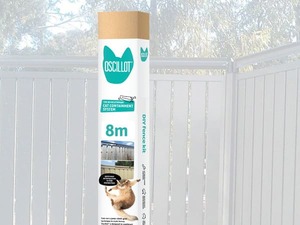 Products: 8 metre Oscillot Cat Fence Kit - DIY Cat Rollers CATFENCE