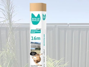 Products: 16-metre Oscillot Cat Fence kit - DIY cat rollers CATFENCE