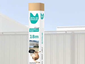 Products: 18-metre Oscillot Cat Fence kit - DIY cat rollers CATFENCE