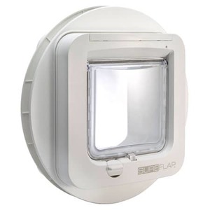Products: SureFlap Microchip Cat Door + Glass Adapter Cat Door Company