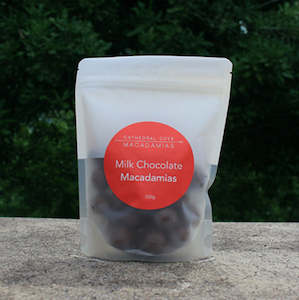 Nuts: Milk Chocolate Coated Organic Macadamia Nuts 350g