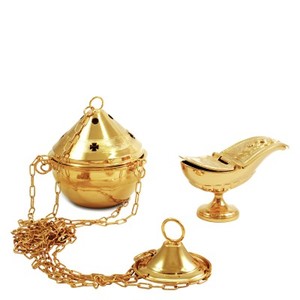 Censer and Boat, Thurible Family Life Catholic Gifts