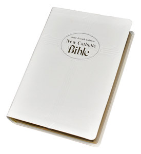 St Joseph Catholic Bible – White Large Print Family Life Catholic Gifts