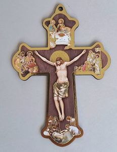 The Christ Cross – Wooden 13cm (Italian) Family Life Catholic Gifts