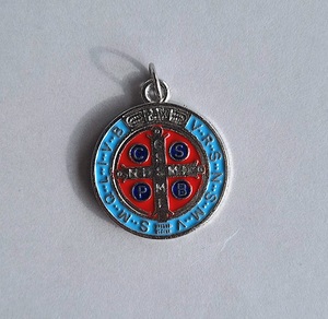 St Benedict Medal – Coloured 2.2cm Family Life Catholic Gifts