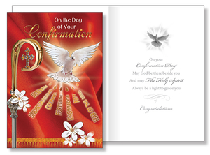Confirmation Card – Holy Spirit Family Life Catholic Gifts