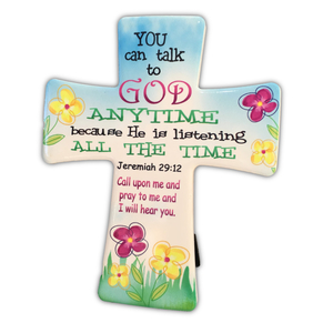 You can talk to God Prayer Cross Family Life Catholic Gifts