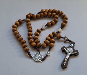 Benedict: St Benedict Rosary – Wooden Family Life Catholic Gifts