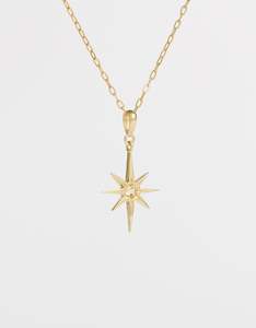 Asteria: Asteria Citrine Gold Necklace