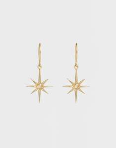 Asteria Citrine Gold Earrings