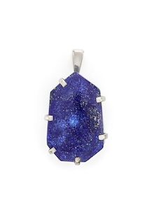 Lapis: Lapis Silver Amulet