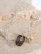 Smokey Quartz Silver Mini Chunky Choker