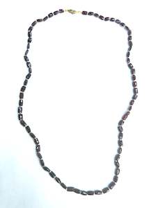Garnet Long Strand Necklace