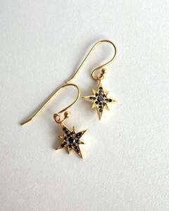 Spinel Star Gold Sample Earrings