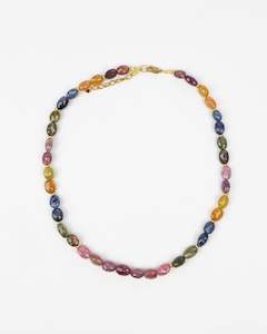 September Sapphire: Multi Sapphire Necklace
