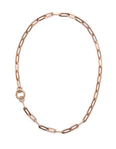 Bestsellers: Rose Gold Long Loop Necklace Long