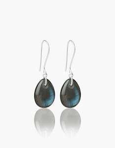 Summer Glow: Labradorite Glimmer Silver Earrings