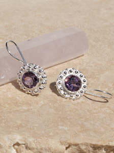 Amethyst Silver Domes