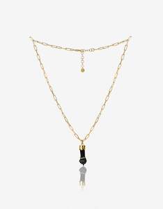 Onyx: Figa Pendant Onyx Gold