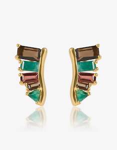 All: Burnished Gold Earrings