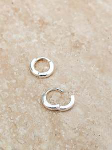 21: Mini Silver Huggies