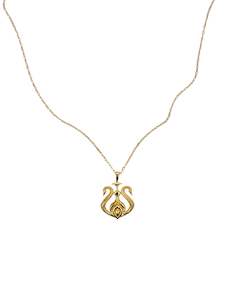 Giifts Under 100: Gold Swan Necklace
