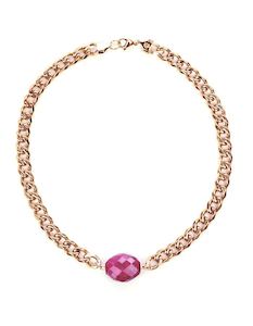 Gifts Under 300: Pink - Light Classic Rose Gold Chunky Choker
