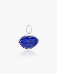 Amulets: Lapis Silver Lips Amulet