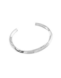 Twisted Silver Cuff