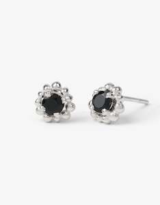 Onyx: MODA Onyx Silver Studs