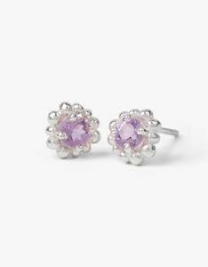 February: MODA Amethyst Silver Studs