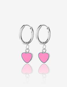 Stocking Fillers: Sweetheart Earrings Silver