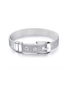Mesh Silver Belt Bracelet