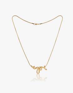 Gifts Under 200: Dreaming Serpent Gold Necklace
