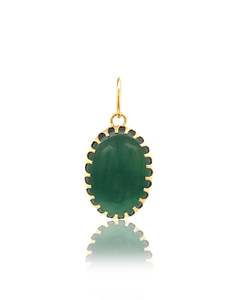 Jade Vintage Gold Amulet