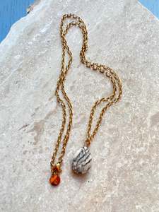 All: Feldspar Necklace - Yellow Gold