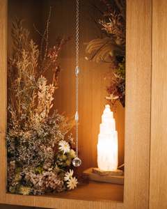 Gifts Under 200: Dewdrop Aura Crystal - Silver