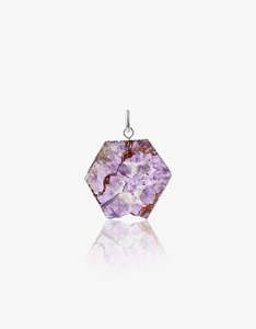 Amethyst Silver Amulet