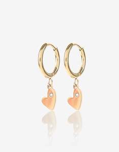 Stocking Fillers: Heart Throb Gold Earrings