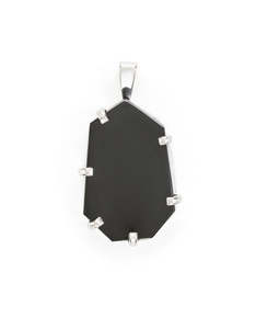 Onyx Silver Arezzo Amulet - Pre order