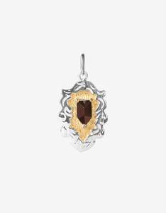 Amulets: Cathy Pope Crest Smokey Quartz - small