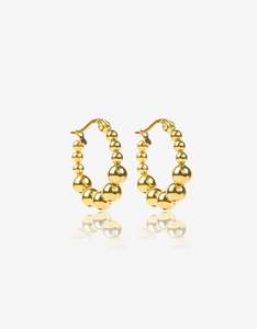 Pushkar Sun Hoops - Gold