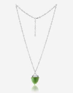 Gifts Under 400: Pushkar Green Aventurine Silver Necklace