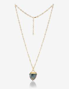 Gifts Under 400: Pushkar Labradorite Gold Necklace PRE-ORDER