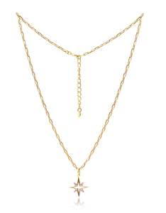Galaxy Gold Ruby Necklace